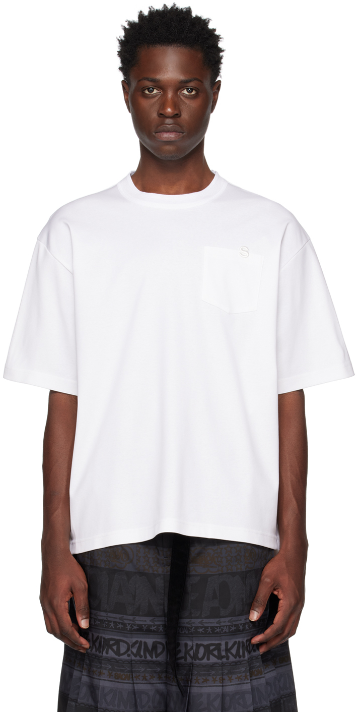 送料無料 Sacai 22AW Nylon サイズ1 Twill SACAI Mix Sports T Shirt