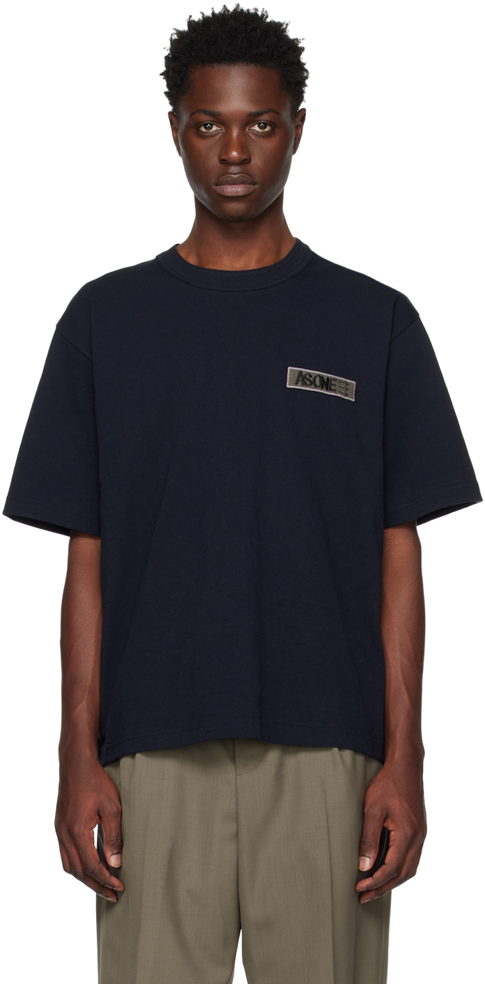 Navy Eric Haze Edition T-Shirt by sacai on Sale