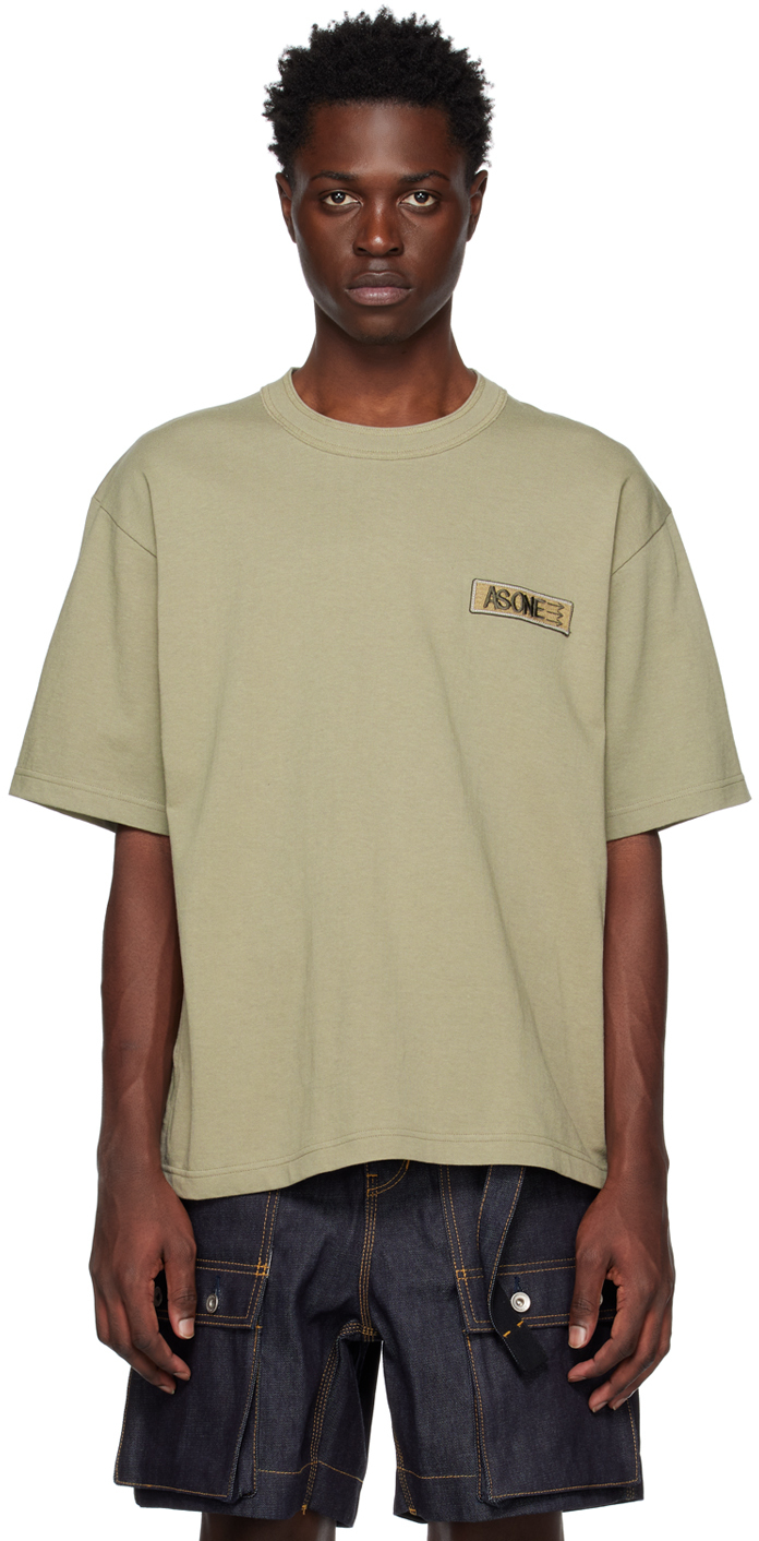 Khaki 'As One' T-Shirt