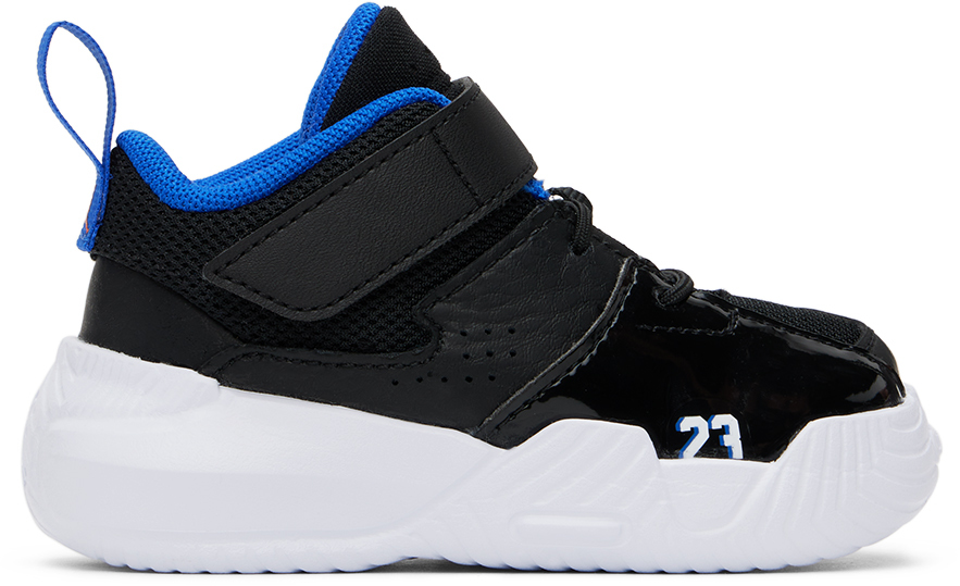 Nike Baby Black & Blue Jordan Stay Loyal 2 Sneakers In Black/hyper Royal-sa