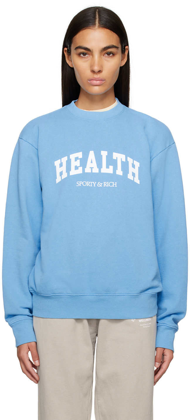 Blue 'Health' Ivy Sweatshirt