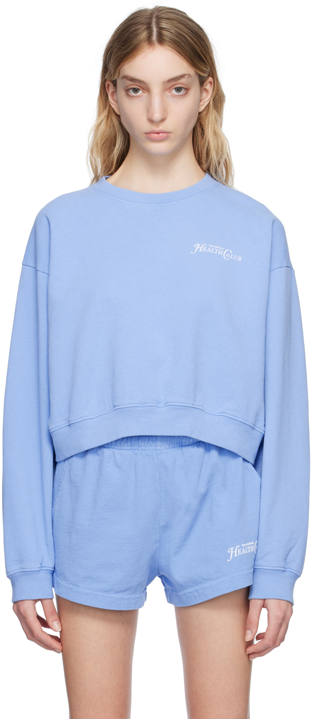 Sporty & Rich Blue Rizzoli Sweatshirt