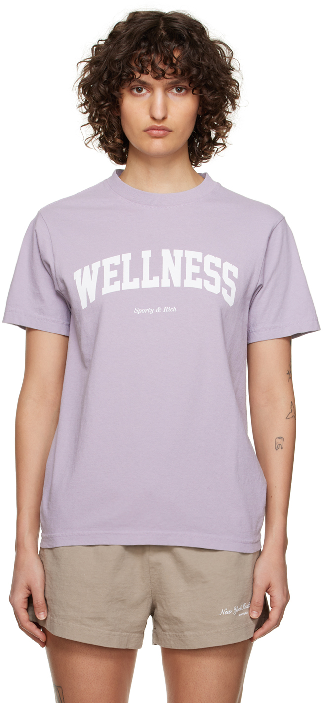 Sporty And Rich Purple 'wellness Ivy' T-shirt