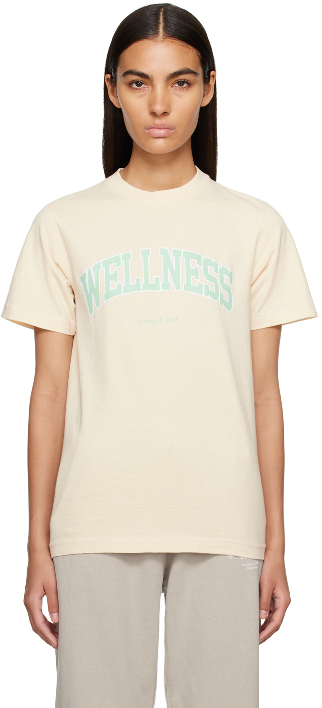 Beige 'Wellness' Ivy T-Shirt
