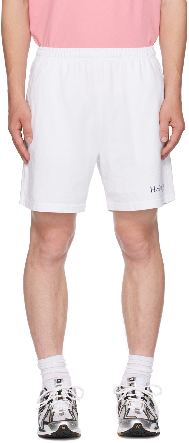 Sporty & Rich White Health Club Shorts