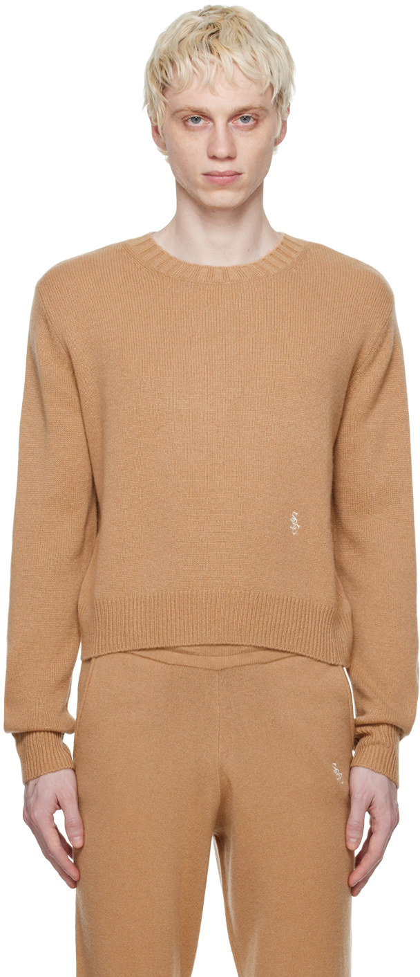 Sporty & Rich Tan Itzel Sweater SSENSE Canada