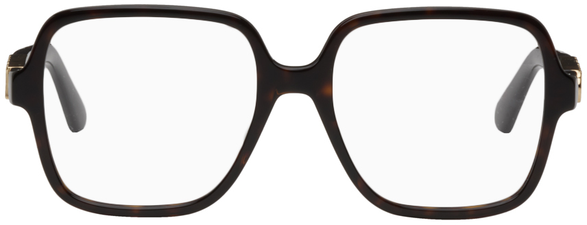 Gucci Brown Square Glasses