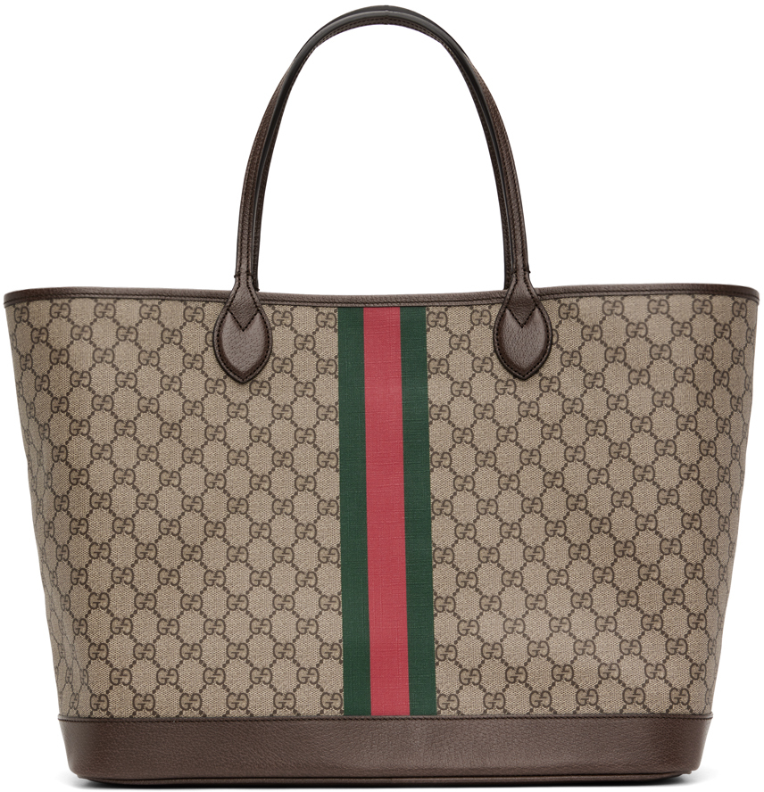 Gucci Beige Ophidia GG Large Tote