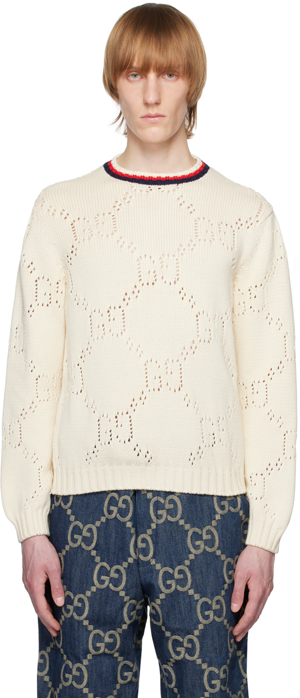 Gucci Palm tree-print Wool Jumper