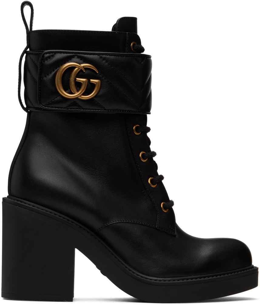 Gucci Black Marmont Boots