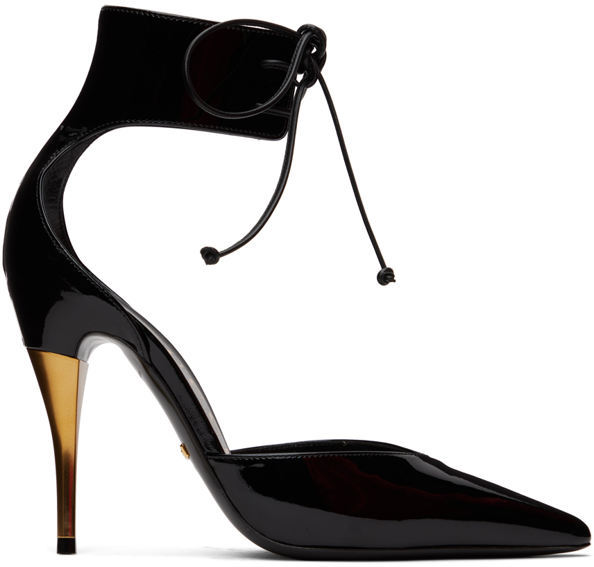 Gucci: Black Priscilla Heels | SSENSE