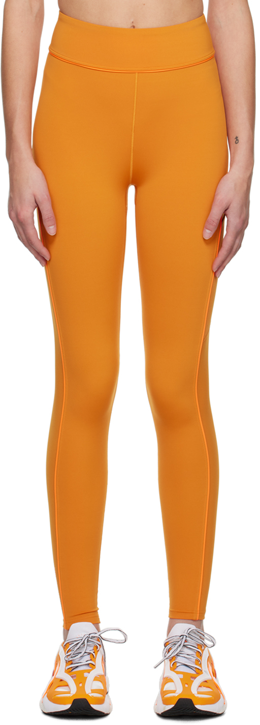 adidas x IVY PARK: Orange Piping Leggings | SSENSE Canada