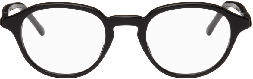 Gucci: Black Round Glasses | SSENSE