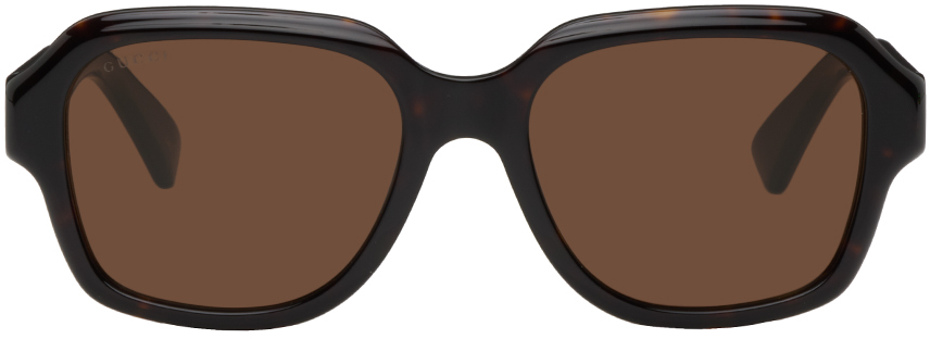 Gucci Tortoiseshell Sqaure Sunglasses