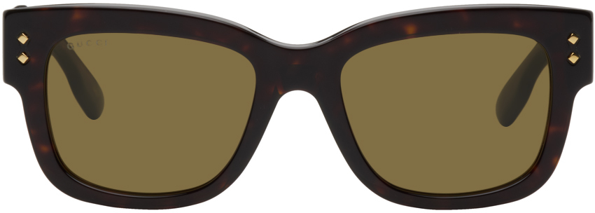 Ssense Uomo Accessori Occhiali da sole Brown Fashion Sunglasses 