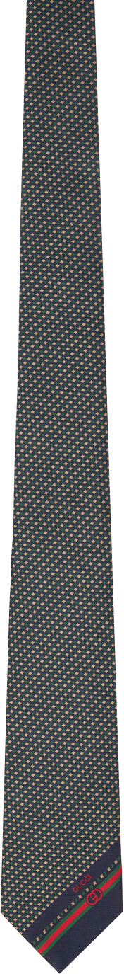 Gucci Green Heritage Tie