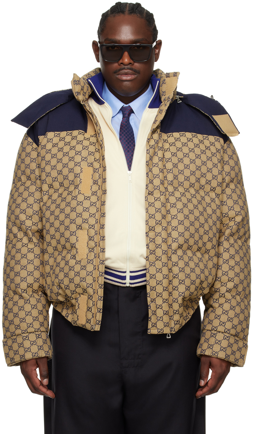GG jacquard denim jacket in blue - Gucci | Mytheresa
