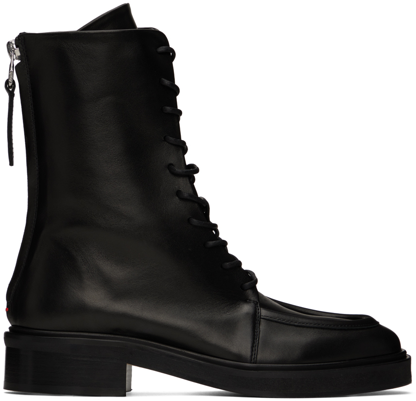 Aeyde: Black Max Boots | SSENSE