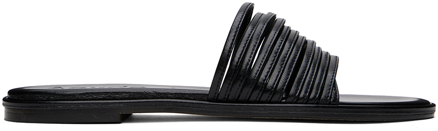 Aeyde Black Noa Sandals