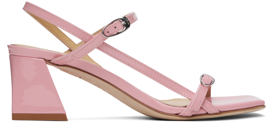Aeyde Greta Patent Calf Leather Pink