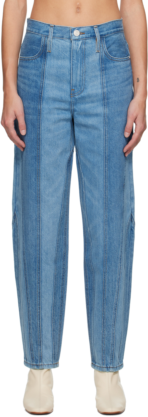 FRAME Indigo Barrel Jeans