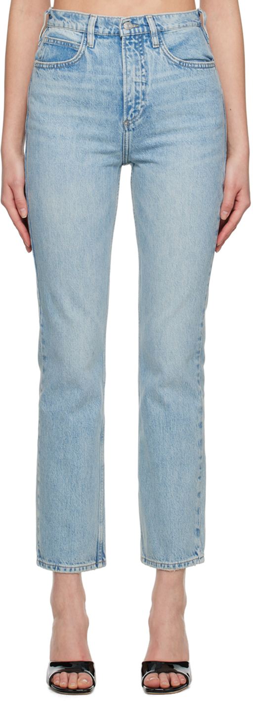 Frame Women's Le High N Tight High-rise Straight Crop Jeans In Ignite Chew