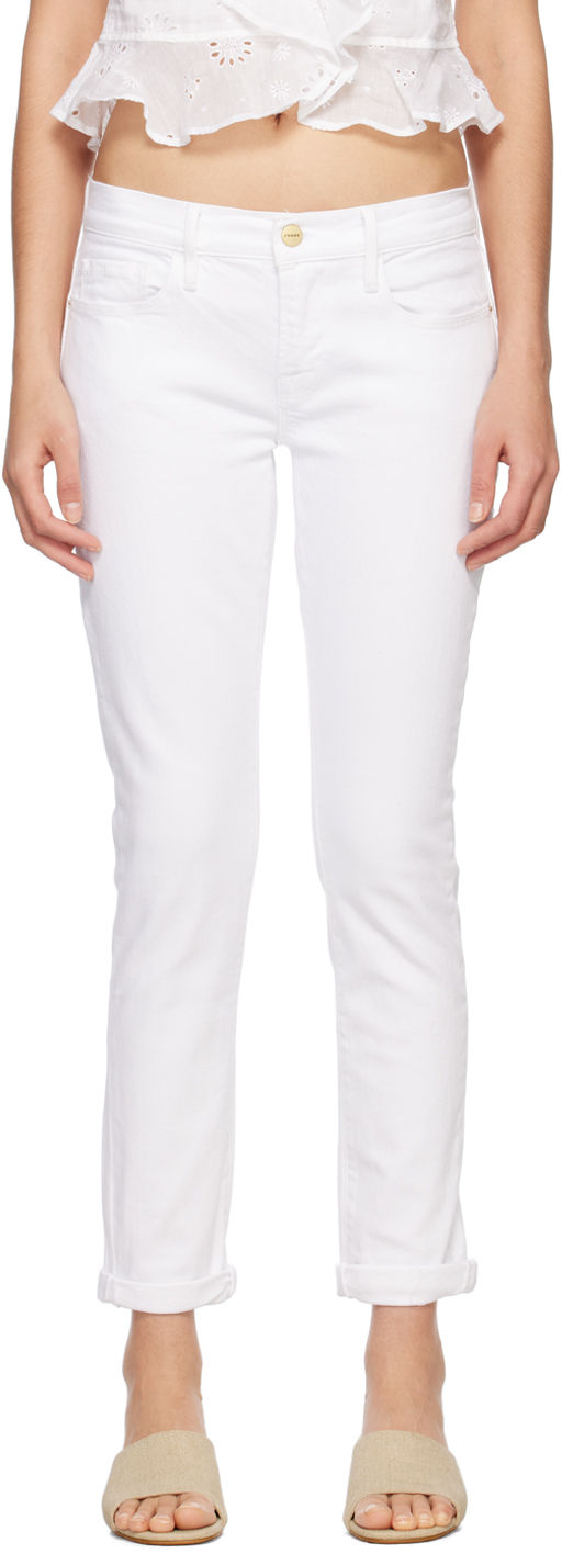 White 'Le Garcon' Jeans