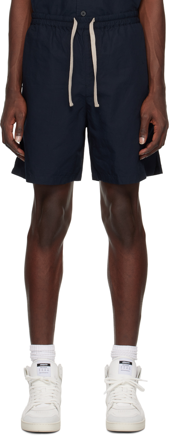 Frame Navy Drawstring Shorts