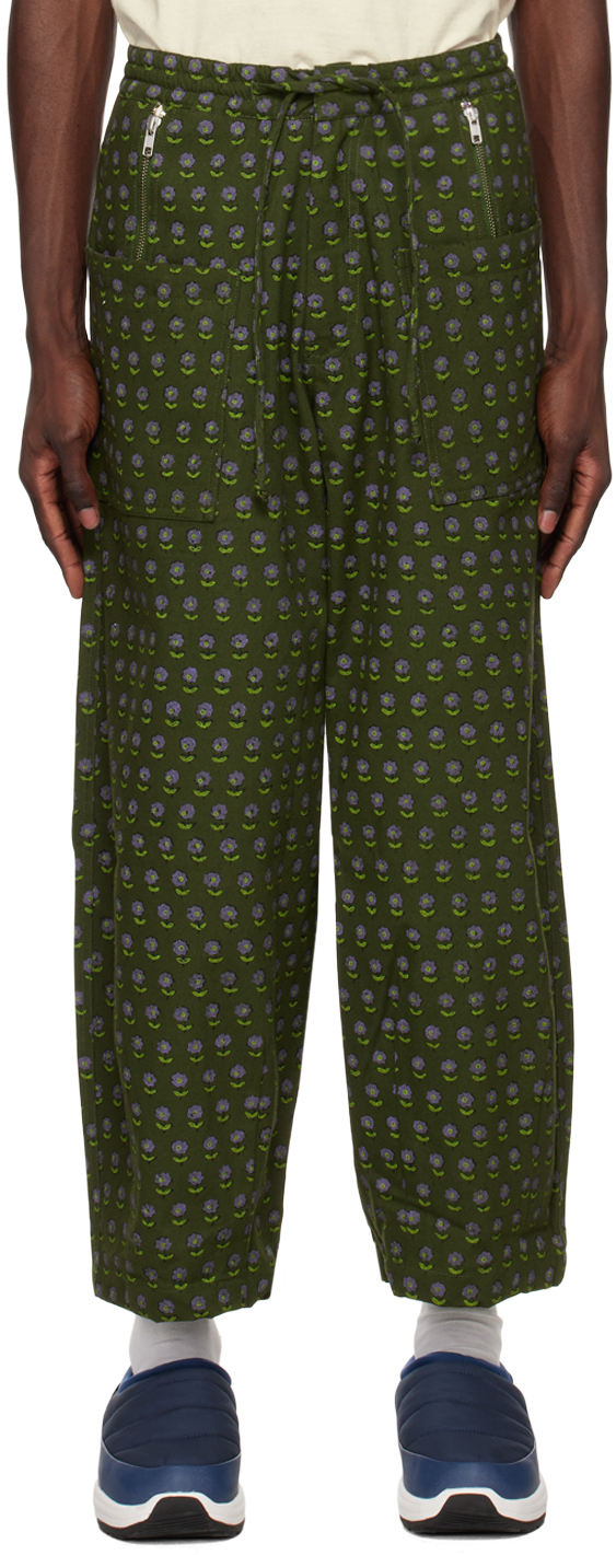 Gentle Fullness Khaki Found Trousers | Smart Closet