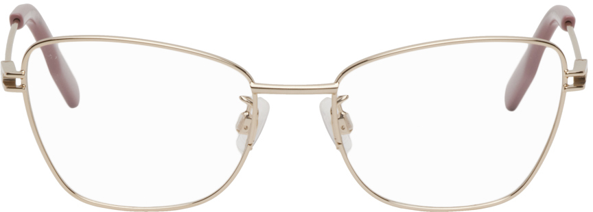 Gold Cat-Eye Glasses