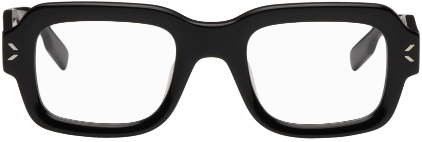 MCQ Black Rectangular Glasses