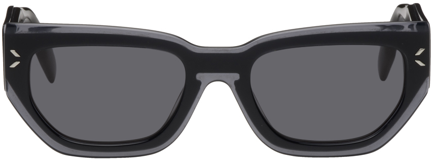 Gray Rectangular Sunglasses