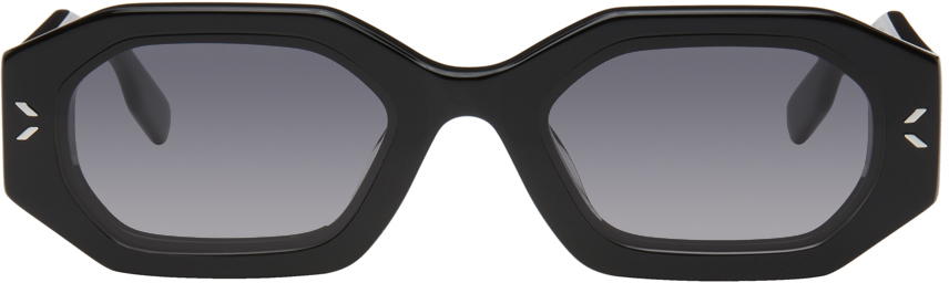 MCQ Black Geometrical Sunglasses