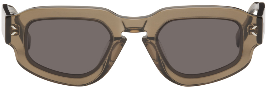 MCQ Brown Bold Sunglasses