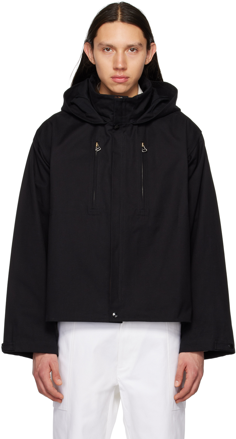 3MAN: Black Sports Jacket | SSENSE UK