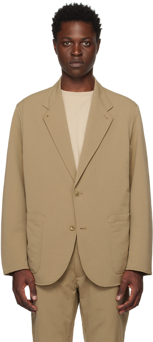 nanamica: Taupe Club Blazer | SSENSE