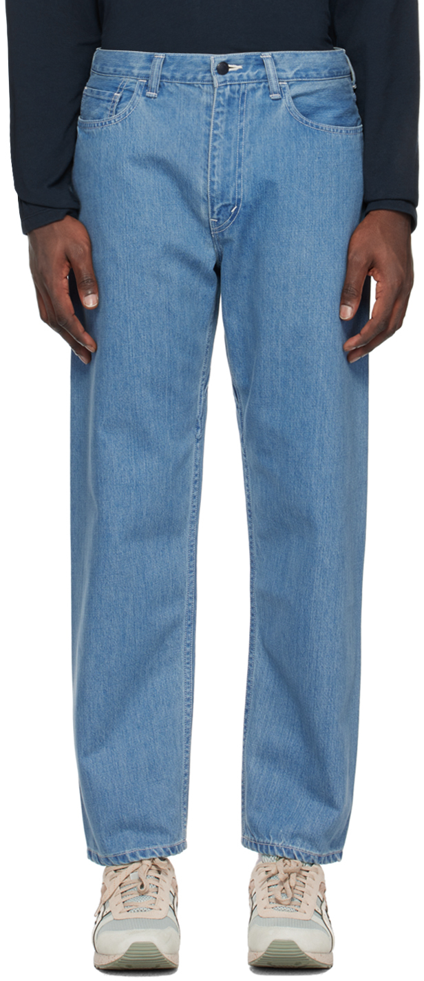 nanamica: Blue Straight Jeans | SSENSE Canada