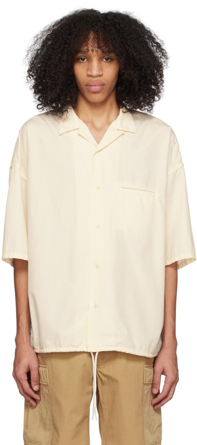 Nanamica Off-white Wind Shirt In Ecru