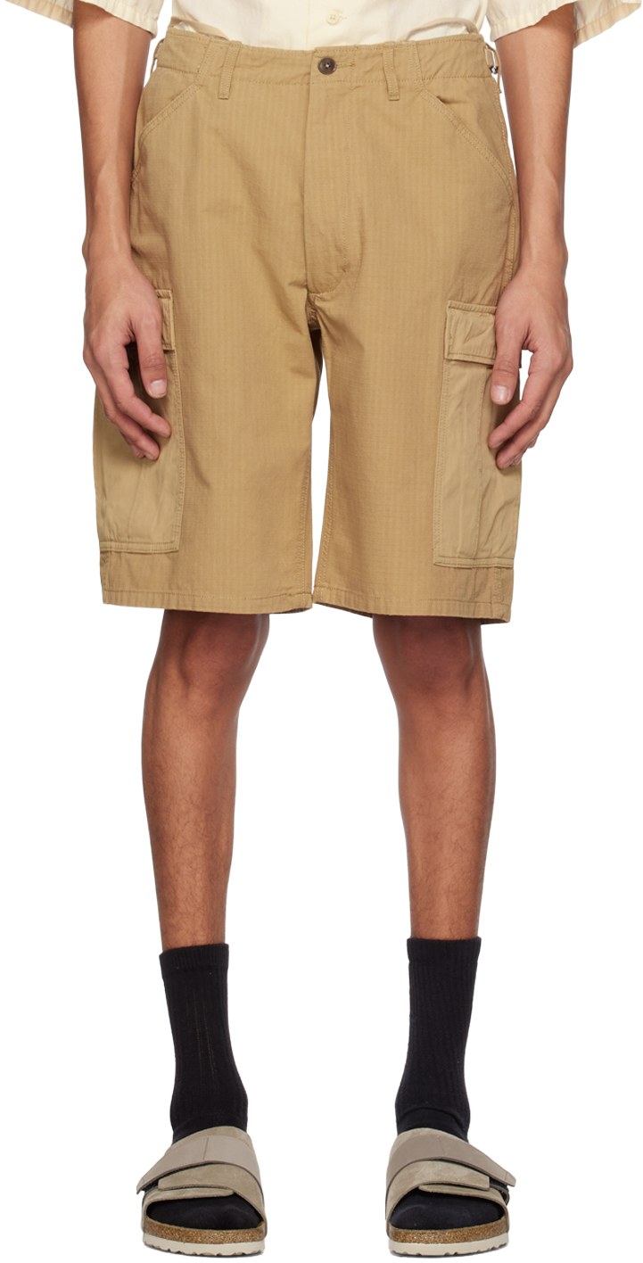 Nanamica Beige Four-pocket Shorts In Be Beige