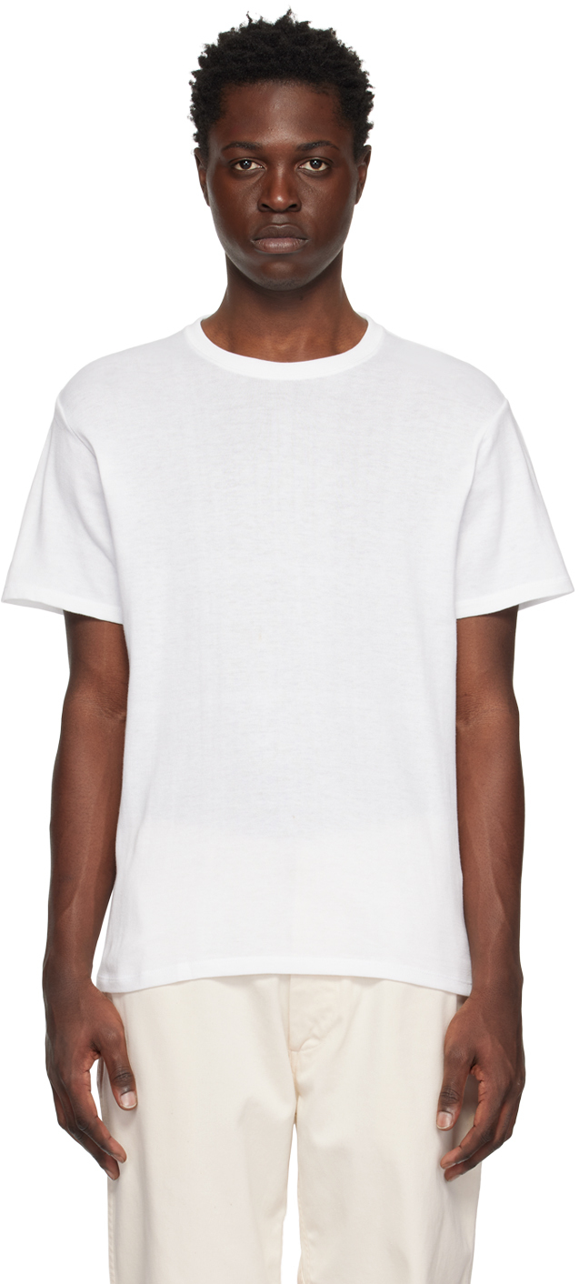 Nanamica: White Crewneck T-Shirt | SSENSE