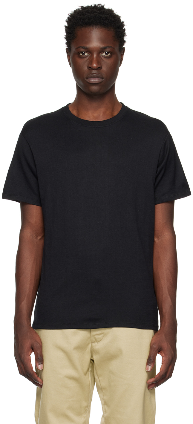 nanamica: Black Crewneck T-Shirt | SSENSE