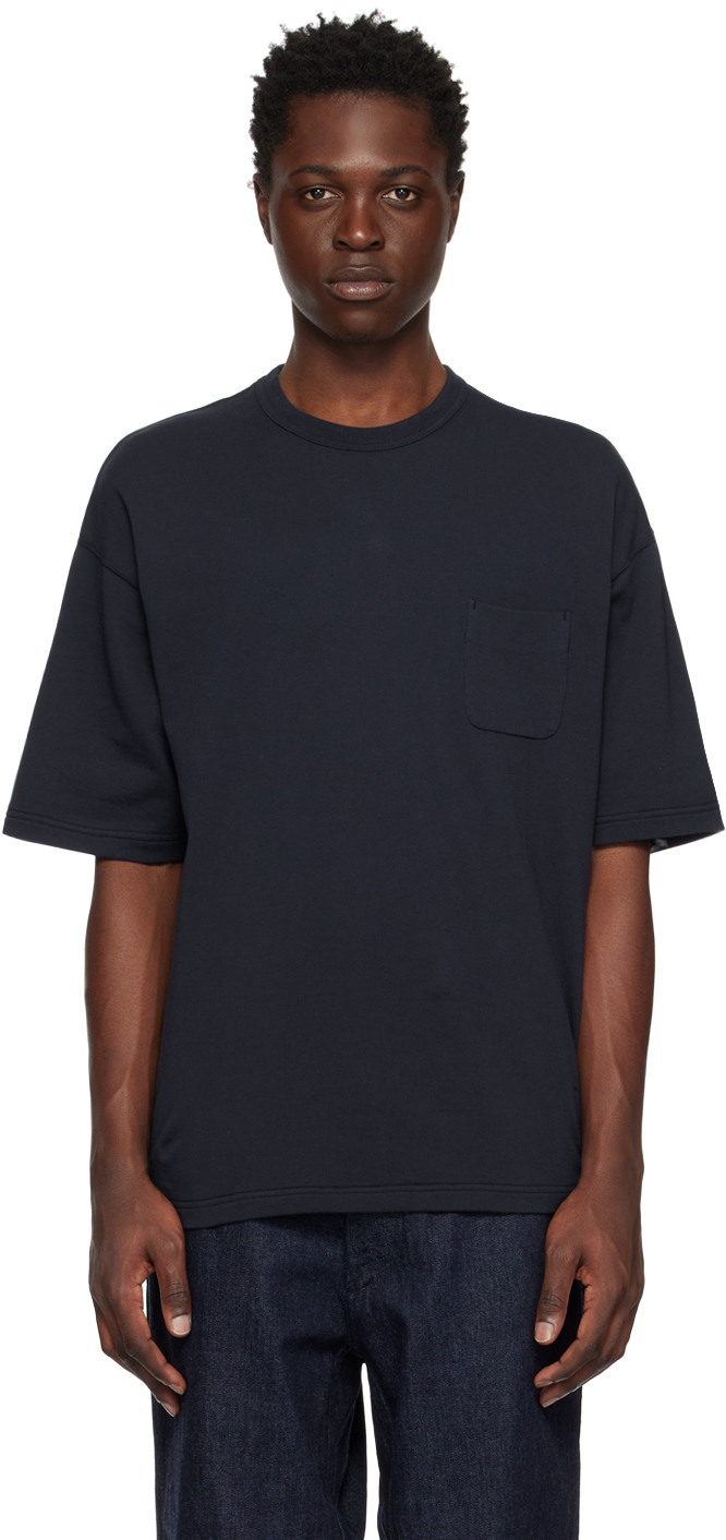 Nanamica: Navy Pocket T-Shirt | SSENSE