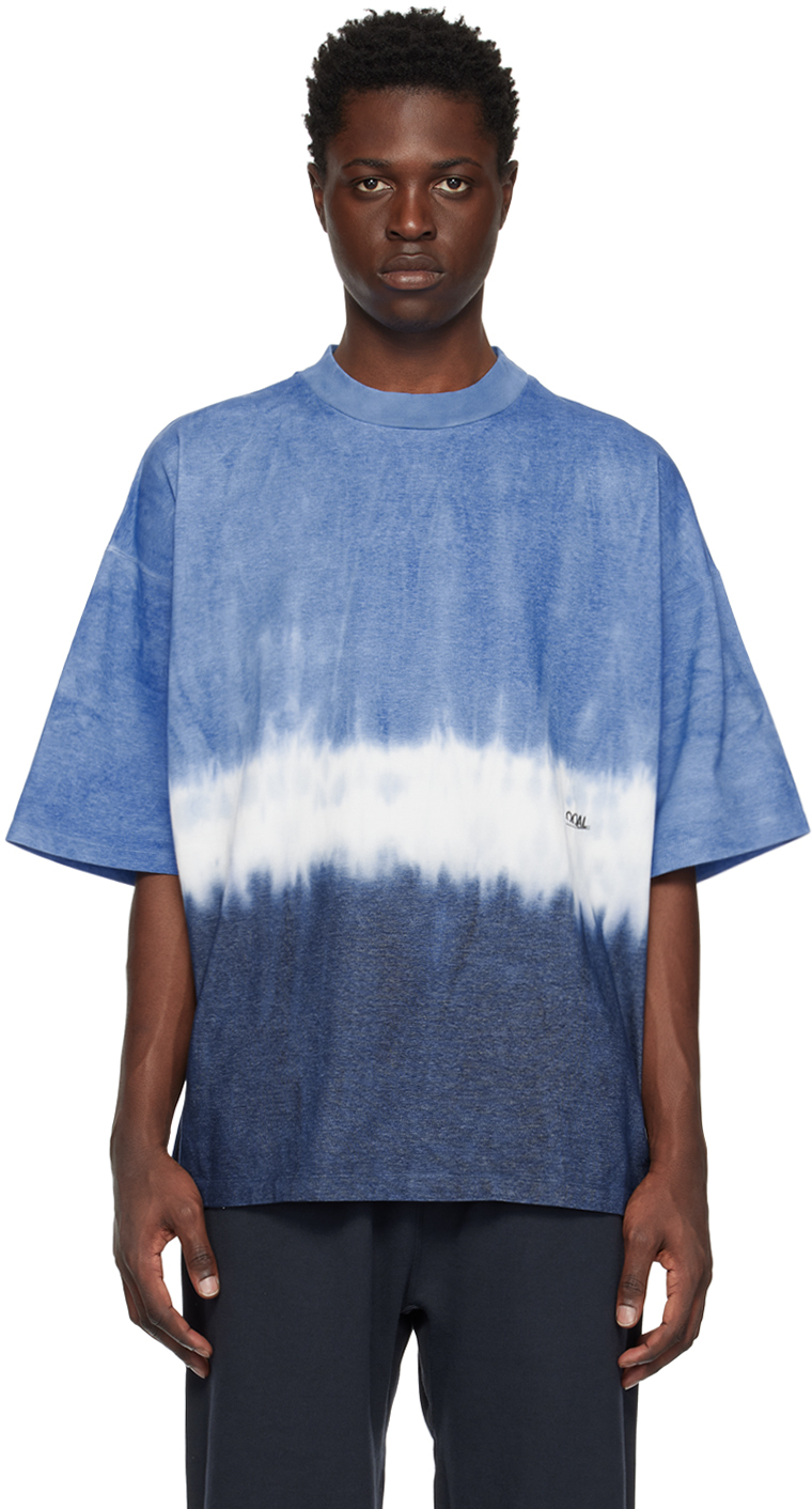 Nanamica Blue & Navy Tie-dye T-shirt