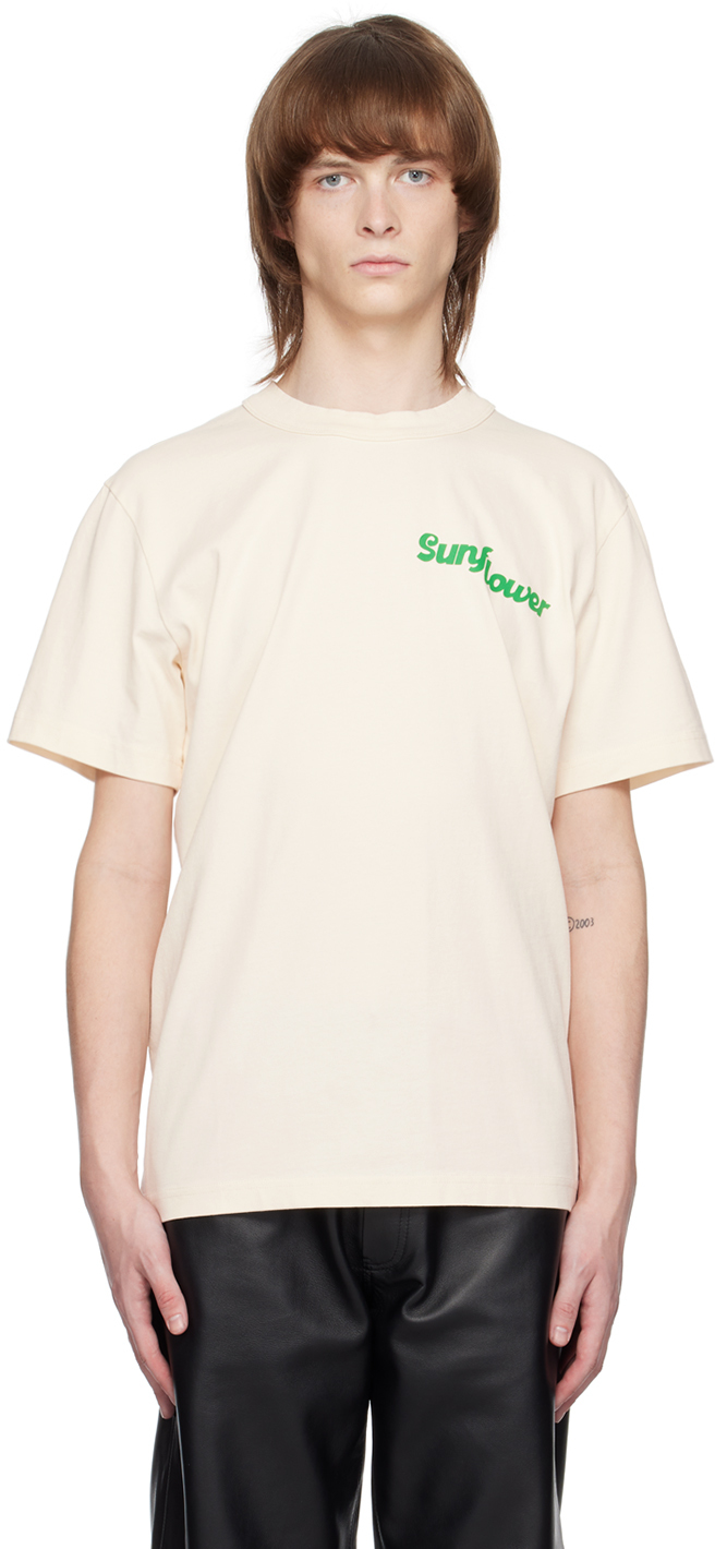 Sunflower T-shirt With Logo In White