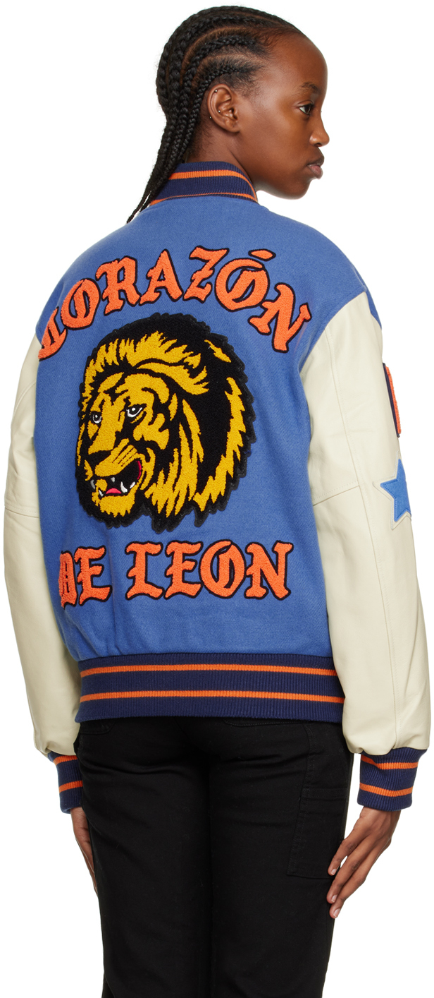 Awake NY Corazon Varsity Leather Jacket