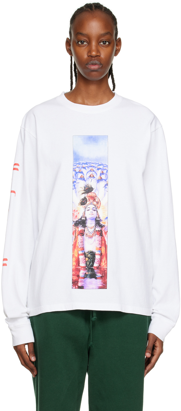 Awake Ny White 'realization' Long Sleeve T-shirt