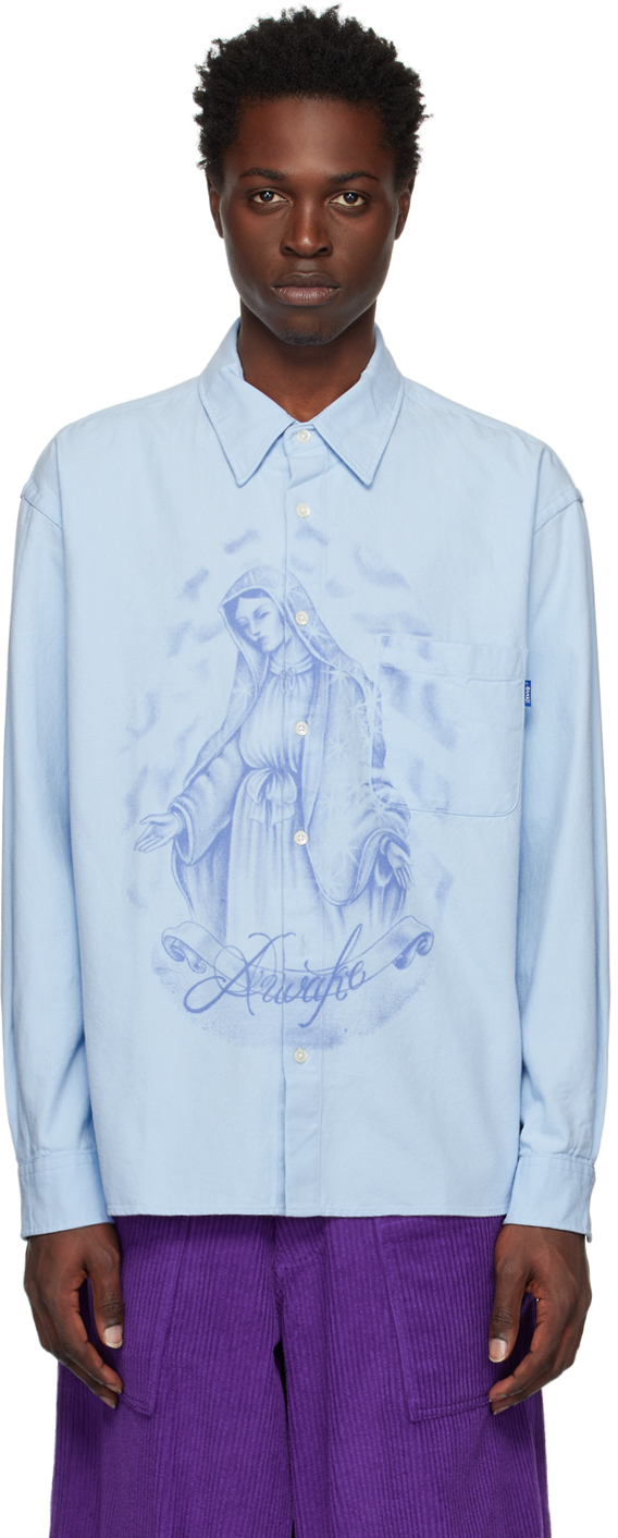 Awake NY: Blue Santa Maria Shirt | SSENSE UK