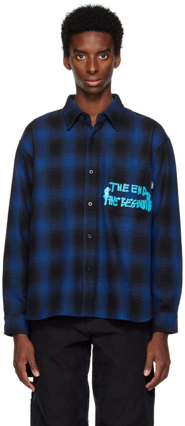 Blue 'End & Beginning' Shirt