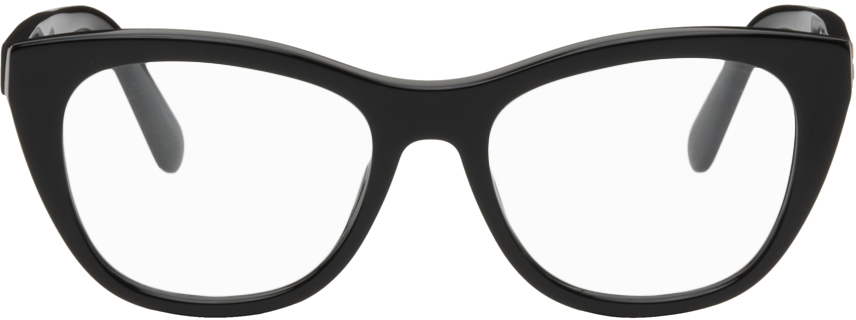 Stella McCartney: Black Cat-Eye Glasses | SSENSE Canada