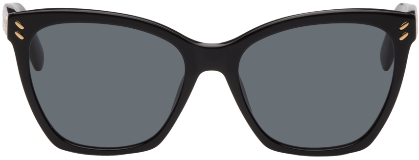 Stella McCartney: Black Cat-Eye Sunglasses | SSENSE